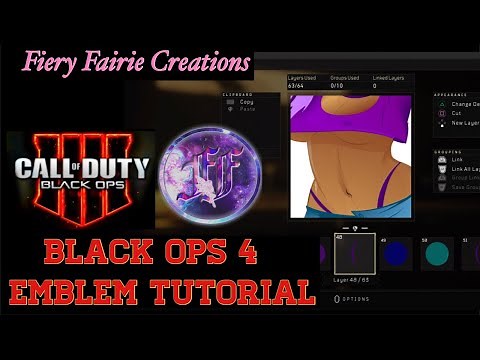 Black Ops 4/ How to use Emblem Editor (ps4)