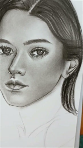 How to Draw Hair ✏️ #shorts #pencilatist #drawing #art #pencilportrait