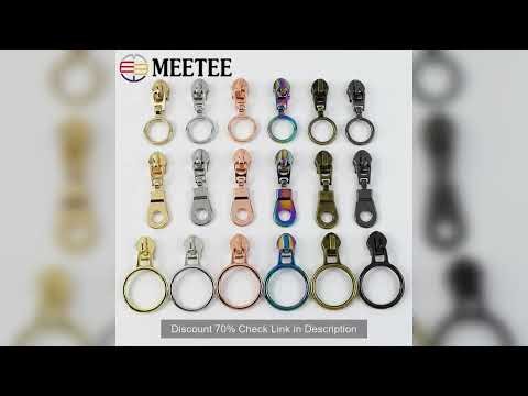 5-30Pcs 5# Sewing Zippers Sliders For Nylon Zipper Tape Bag Clothes Zip Pulls Closures Zips Repair K