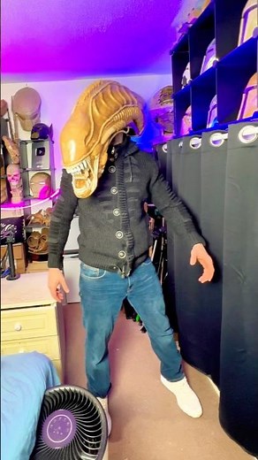 Cardboard Xenomorph Transformation #alienearth #aliens