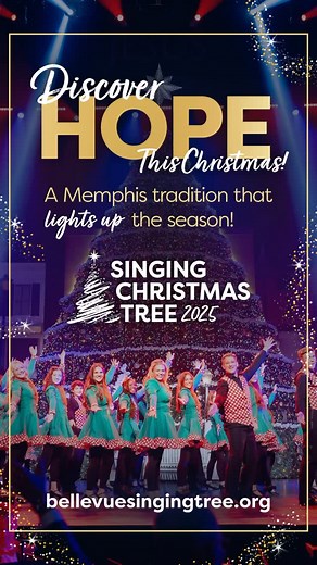The largest Christmas production in the Mid-South is back December 11–14! Join us for the 49th annual Singing Christmas Tree, a time-honored tradition that features singing, dancing, and our signature 44-foot tree! Tickets are on sale NOW, so buy yours today at bellevuesingingtree.org or by phone at (901) 347-5500 | Bellevue Baptist Church