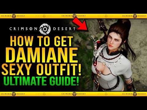 How To Get DAMIANE BEST OUTFIT - Crimson Desert How To Get Elegant Carmine Leather Armor Guide