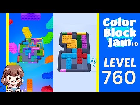 Color Block Jam Level 760 Solution Walkthrough