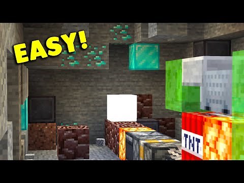 CRAZY EFFICIENT Way To Mine In Minecraft 1.19 | How To Build A TNT Tunnel Bore In Minecraft [Borkon]