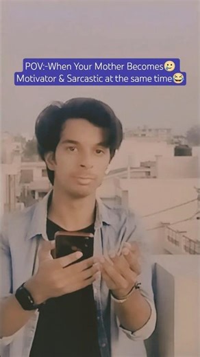 When Your Mother Becomes a Motivator & a sarcaster At the same time😂 #ashishchanchlani #themummy #yt