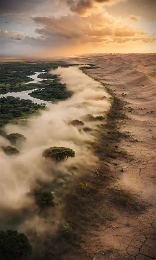 Around 7,000 years ago, Africa was home to a vast body of water known as Lake Mega-Chad, a massive lake that reshaped both human history and the continent’s geography. Far larger than the modern lake, it once covered hundreds of thousands of square kilometers, turning what is now the Sahara into a green landscape of wetlands, rivers, and grasslands. This environment supported early fishing, farming, and pastoral communities and served as a major crossroads for human movement across Africa. As th