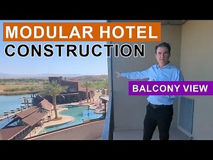 Modular Hotel Construction - Topock 66, Balcony View