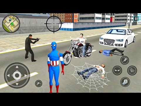 Captain Rope Hero Ninja Gangster Crime Vegas City #12 - Android Gameplay