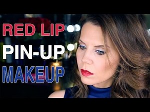 4TH OF JULY | RED LIP MAKEUP TUTORIAL
