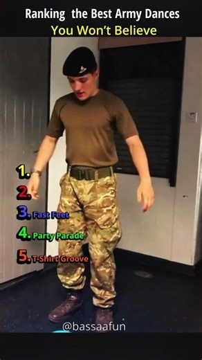 Ranking Army Dances😳😂… This Was NOT Expected #shorts