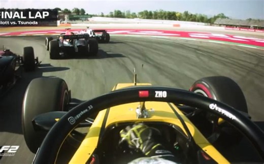 F2史上最精彩的最后一圈！2020 F2 西班牙站R1车载视角回顾最后一圈