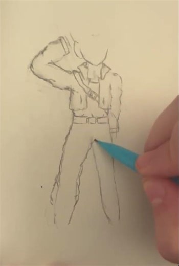 Drawing a sketch of Trunks from DragonBallZ! ✍️ ❤️ #drawing #dragonball