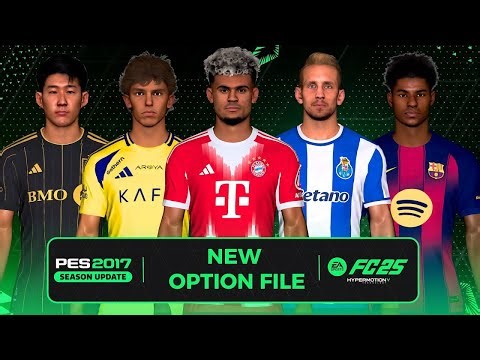 PES 2017 New Option File For YosfX Patch - FC 2025 Edition