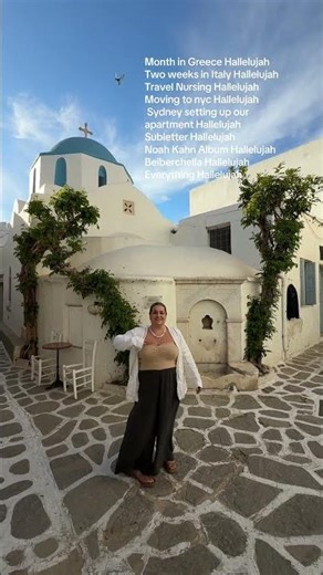 HEAVY on the month in greece & Sydney Benjamin setting up our entire apartment Hallelujah!!