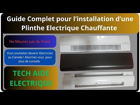 Guide complet installation d'une plinthe électrique chauffante