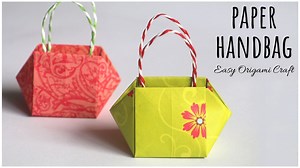 4K views · 129 reactions | Origami Paper Hand Bag Tutorial | How To...