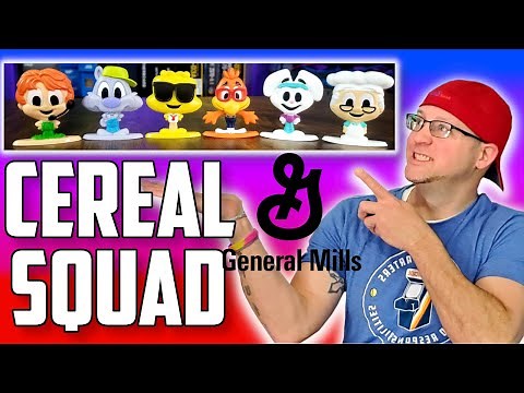General Mills Cereal Squad Unboxing | 90's Retro Collection Unboxing Fun | Rare Wendell