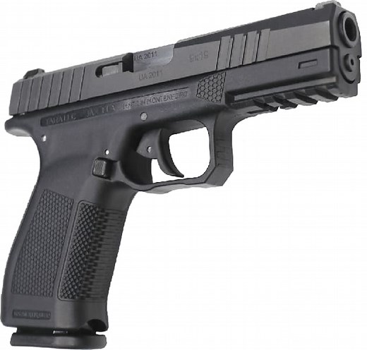 TARA TM-9X Semi-Automatic Double-Action Striker Fired Pistol 4" Barrel 9mm 17rd - Includes (3) Mags, Backstraps and Carrying Case