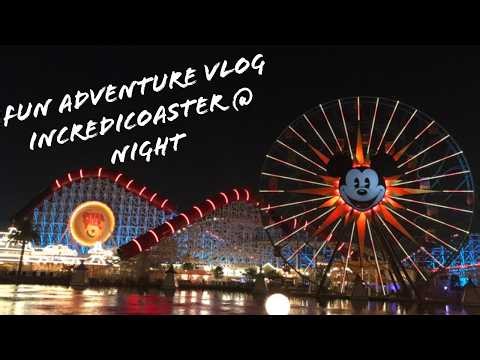 Incredicoaster at Night - RIDE POV - Disneyland California Adventure - 11-25-2025