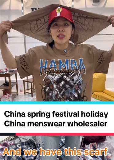 China Menswear Wholesaler Prepares for New Year Festival