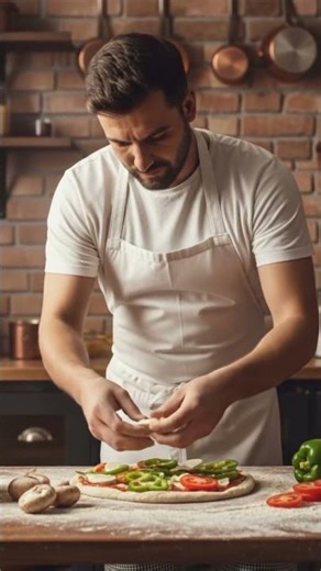 how to make Realistic Pizza – The Most Satisfying Cooking Video Ever!”Real Chef • Perfect Crust