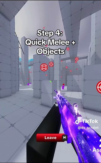 How to use quick melee tutorial #rivals #roblox #divinesnipers #tutorial #quickmelee #trickshots #movement
