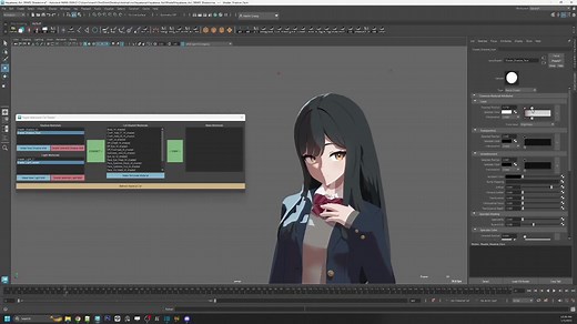 13K views · 342 reactions | Martin Chang shared an update on his fast and versatile Maya cel shading tool, which automatically detects materials and allows for different settings on different parts. More demos: https://80.lv/articles/fast-customizable-viewport-cel-shading-tool-for-maya/ | 80 Level | Facebook