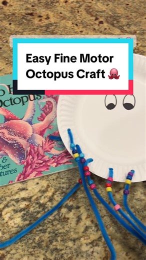 Simple Octopus Craft for Toddlers 🐙