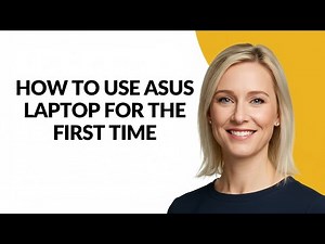 HOW TO USE ASUS LAPTOP FOR THE FIRST TIME - Julia'sTutorials