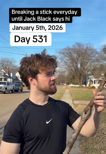 Breaking Sticks Challenge: Daily Snap Until Jack Black Responds