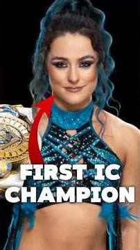 Lyra Valkyria BECAME THE INAUGURAL Intercontinental Champion #wwe #wrestling #shorts