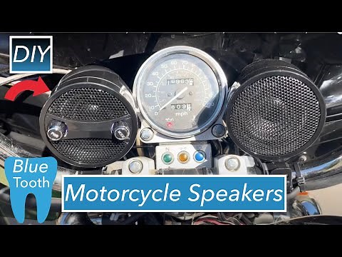 Ride in Style: KSPEAKER Bluetooth Motorcycle Speakers H2O proof Audio System Built-in Amp Assembly