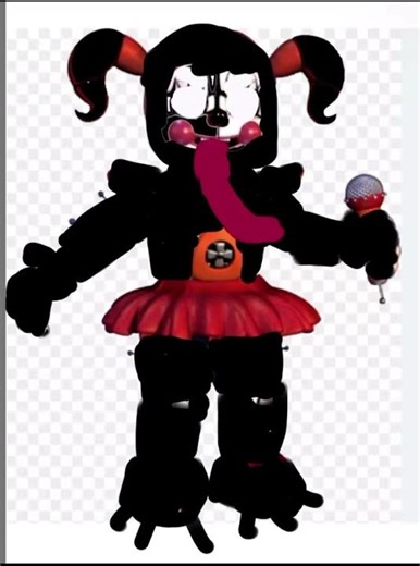My drawing of circus baby as venom