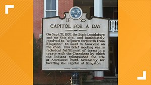 "Capitol for a Day" | 214 years ago, Kingston was Tennessee's state capitol for a single day