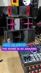 Mini dj setup 😎😎 | miniatur sound system