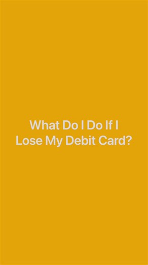 Lost Debit Card? Here's What You Need to Know