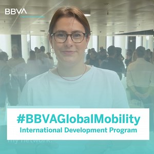 🙌 31 co-workers from Garanti BBVA took part in the #BBVAGlobalMobility International Development Program by traveling to Madrid and joining the team at #CiudadBBVA. 🌍 This program has been a chance to grow, train, learn more about BBVA's culture and values and become part of a global team. Maria del Mar Morales Carmona, responsible for the program, Gokhan Koca, mentor, and several participants share their experiences in this video. Don't miss it! 👇 | BBVA Careers