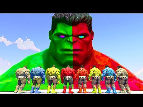 Hulk Powerful | Green Team Hulk vs Red Team Hulk - What If