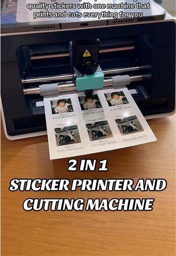 Sticker Printer & Cutter: Fast 2-in-1 Sticker Making Machine