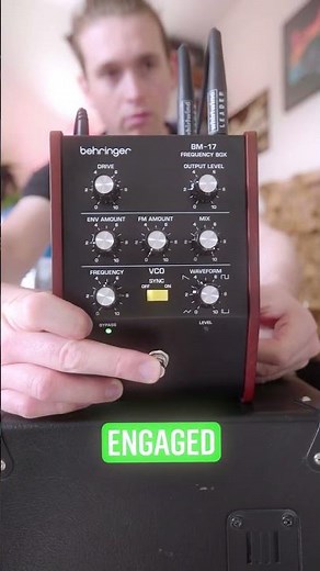 Crazy Pedal, Crazy Sounds #behringer #BM17 #FrequencyBox #pedals #guitar #demo