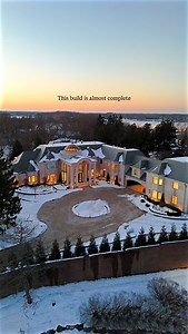 42K views · 2.7K reactions | Follow to see more! This home is massive and has tons of features including a basketball court, golf simulator, multiple garages, high ceiling entrance area with a dome glass ceiling and more. Home Automation: @soundcheckinc_mi Builder: @orcharddevelopment Architect: @desrosiersarchitects | WayUp Media | Facebook