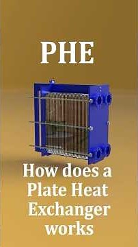 How does a Plate Heat Exchanger works ? #electricalengineering