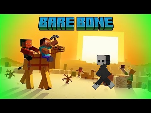 🔵bare bones para minecraft bedrock 1.21.130😎🔵