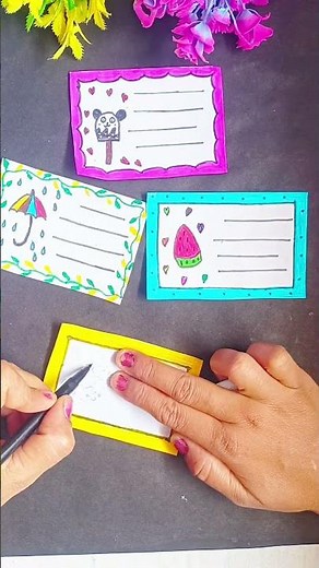 origami paper book stickers easy ll #uniquecraft #diy #craftideas #craftyhome