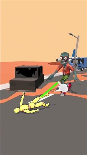 Kick & Break The Ragdoll alien attack#kookoogameplay #shorts