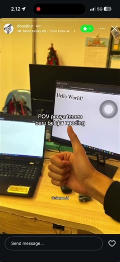 Oke bro kita tau kamu ngoding 😥 #ngoding #programmerhumor #programmer #oninyonsoftwaresolution