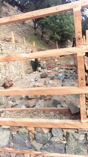 Building a Stone Wall: Construction Site Insights