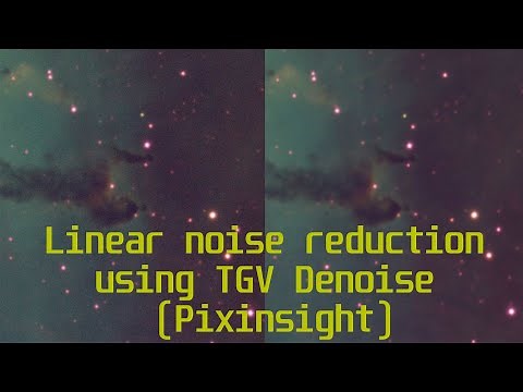 Linear noise reduction using TGV Denoise (Pixinsight)