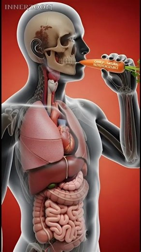 Doctors Won't Tell You This Carrot Secret (3D Proof)#science #shorts