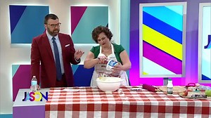 138K views · 2.5K reactions | She's the small town Mom bringing the concept of Minnesota "salads" to the world. That Midwestern Mom is a big hit on TikTok. She joins us to talk about her viral fame and shares her recipe for the delicious Snickers Salad. | The Jason Show | Facebook